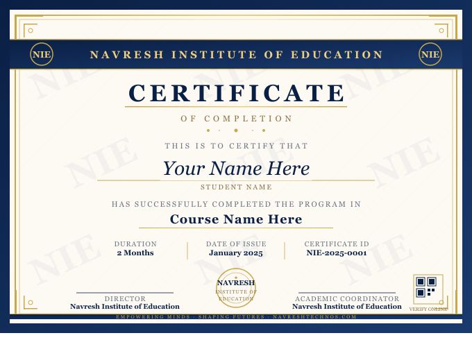 NIE Certificate
